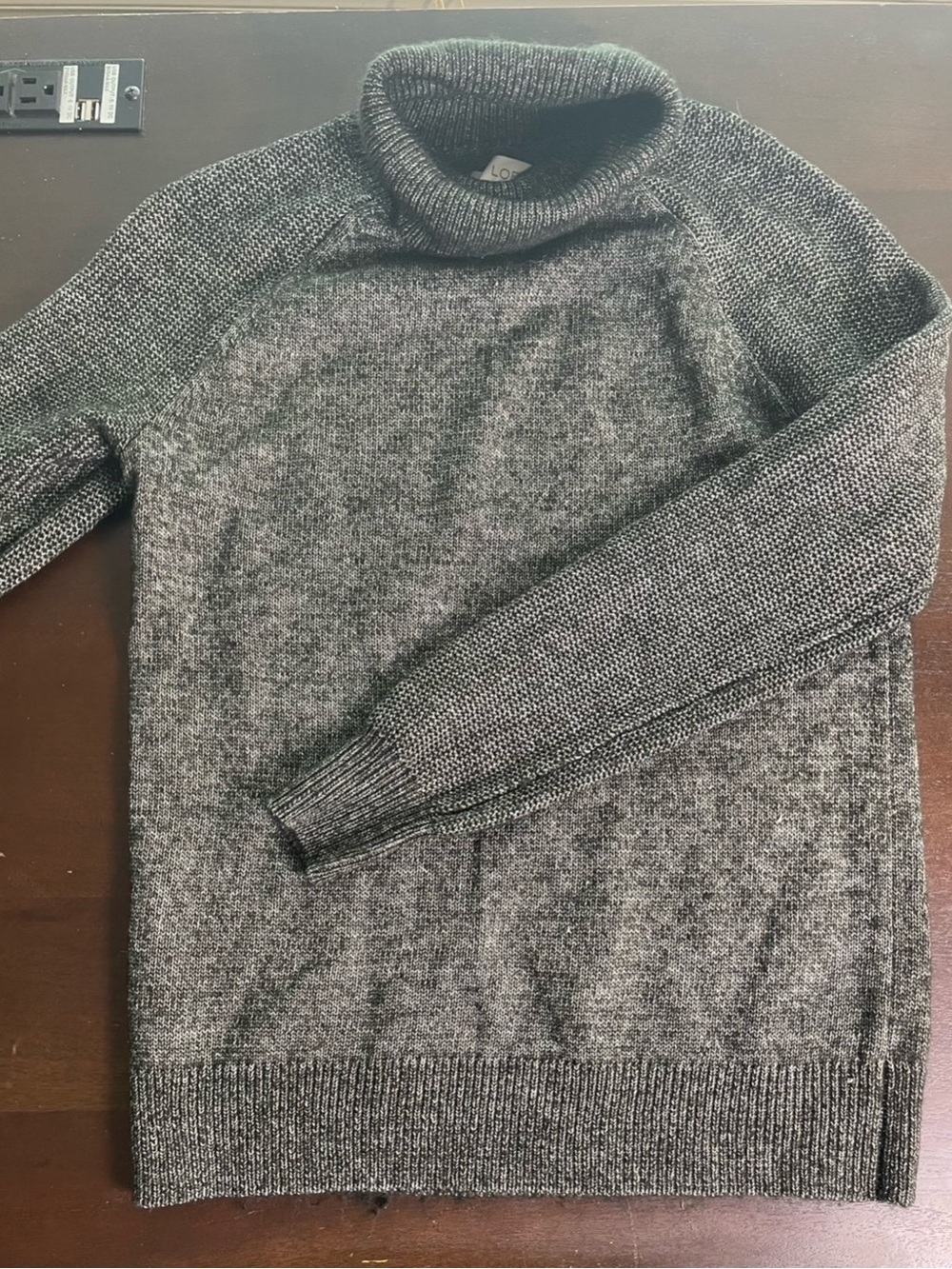 LOFT Black Turtleneck Sweater Size Small
